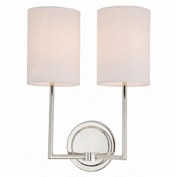 JVI Designs 1271-15 Elliot Polished Nickel Wall Mounted Lamp