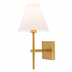 JVI Designs 1273-10 Kent Satin Brass Wall Light Fixture
