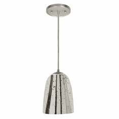 JVI Designs 1300-17-G4-AM Grand Central Pewter Finish 9" Tall Mini Pendant Lighting Fixture