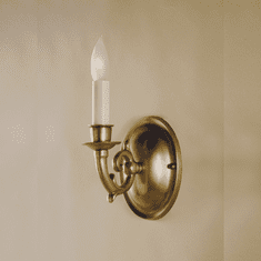 JVI Designs 218 7 Inch Tall Transitional Candle Sconce Lighting Fixture