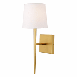 JVI Designs 443-10 Marcus Satin Brass Wall Sconce Lighting