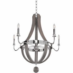 Kalco 300482CH Sharlow Contemporary Chrome Chandelier Lighting