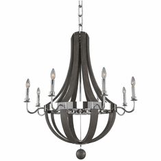 Kalco 300484CH Sharlow Contemporary Chrome Chandelier Lighting
