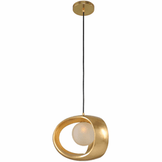Kalco 302350GL Calistoga Contemporary Gold Leaf Xenon Mini Pendant Lighting