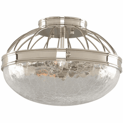Kalco 311340PN Montauk Modern Polished Nickel 12" Ceiling Lighting