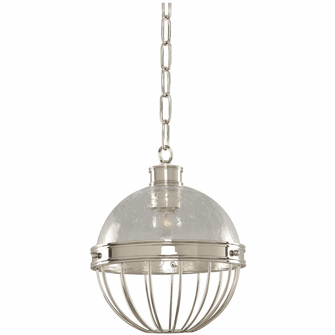 Kalco 311351PN Montauk Contemporary Polished Nickel Mini Hanging Light Fixture