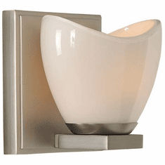 Kalco 313031SN Vero Modern Satin Nickel Xenon Sconce Lighting