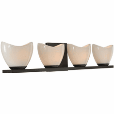 Kalco 313034EB Vero Contemporary English Bronze Xenon 4-Light Bathroom Lighting