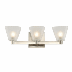 Kalco 316333GN Weston Glazed Nickel LED 3-Light Bathroom Lighting