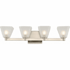 Kalco 316334GN Weston Glazed Nickel LED 4-Light Bath Lighting
