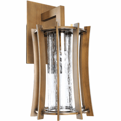 Kalco 400620MZ Ronan Contemporary Modern Bronze Outdoor 8.5" Wall Mounted Lamp