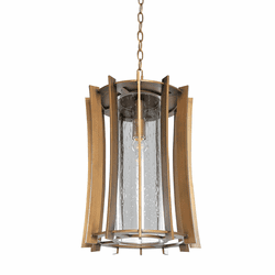 Kalco 400650MZ Ronan Modern Modern Bronze Exterior 8.5" Pendant Hanging Light