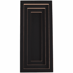 Kalco 401921MB Chrysler Modern Matte Black LED Outdoor Wall Lighting Fixture