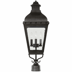 Kalco 403300AI Winchester Aged Iron Exterior Lighting Post Light