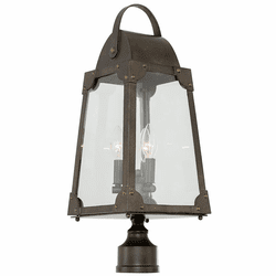 Kalco 403700AGB Arlington Vintage Aged Bronze Outdoor Post Light Fixture