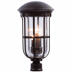 Kalco 404300BB Emerson Burnished Bronze Outdoor Lamp Post Light