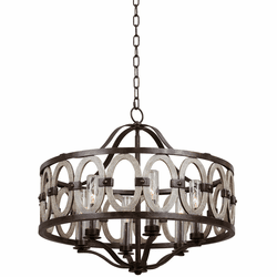 Kalco 404452FG Belmont Contemporary Florence Gold Outdoor Pendant Light