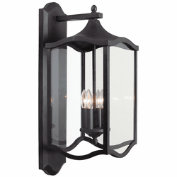 Kalco 404522AI Lakewood Aged Iron Exterior Large Wall Light Fixture