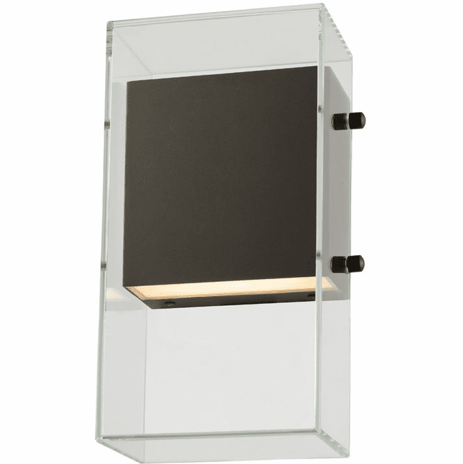 Kalco 405421MB Aria Contemporary Matte Black LED Lamp Sconce