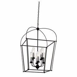 Kalco 409353BM Sutter Smooth Matte Black Exterior Entryway Light Fixture