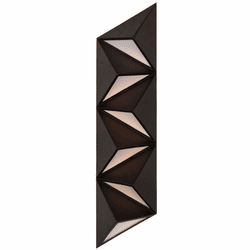 Kalco 409821BZ Delta Contemporary Bronze LED Outdoor Lighting Sconce