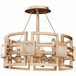 Kalco 500640MG Metropolis Modern Modern Gold Ceiling Lighting