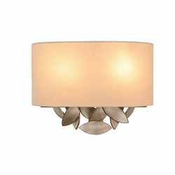 Kalco 501125SM Eden Contemporary Moon Silver Wall Lighting Fixture