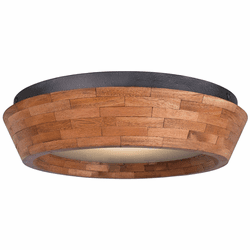 Kalco 505540BI Lansdale Black Iron LED 14" Ceiling Light