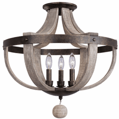 Kalco 506840FG Harper Contemporary Florence Gold Ceiling Light Fixture