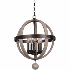Kalco 506850FG Harper Modern Florence Gold 19" Pendant Lighting Fixture