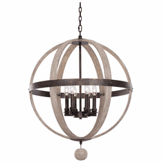Kalco 506851FG Harper Contemporary Florence Gold 25" Hanging Pendant Lighting