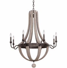 Kalco 506872FG Harper Modern Florence Gold Chandelier Light