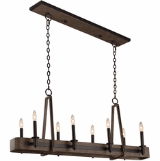 Kalco 508961SZ Duluth Satin Bronze Kitchen Island Light