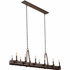 Kalco 508962SZ Duluth Satin Bronze Island Light Fixture