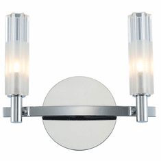 Kalco 509632CH Lorne Contemporary Chrome LED 2-Light Vanity Light