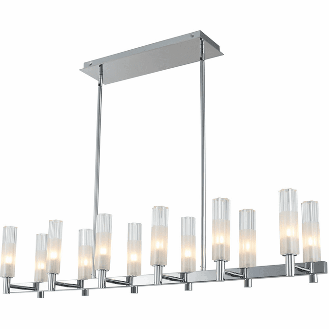 Kalco 509660CH Lorne Contemporary Chrome LED Kitchen Island Lighting