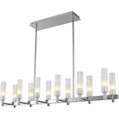Kalco 509660CH Lorne Contemporary Chrome LED Kitchen Island Lighting