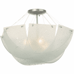Kalco 5096SN Cirrus Modern Satin Nickel Flush Lighting