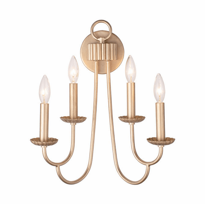 Kalco 511721MG Kiera Modern Gold Lighting Wall Sconce