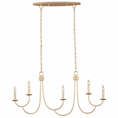 Kalco 511760MG Kiera Modern Gold Kitchen Island Lighting