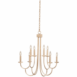 Kalco 511772MG Kiera Modern Gold 30" Ceiling Chandelier