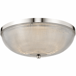 Kalco 512142PN Portland Modern Polished Nickel LED 16" Ceiling Light Fixture
