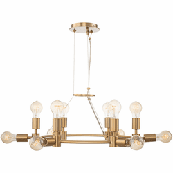 Kalco 512371WB Union Modern Winter Brass Chandelier Lighting