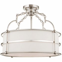 Kalco 513241PN Carson Polished Nickel Overhead Lighting
