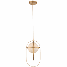 Kalco 513311NB Lennox Contemporary New Brass Mini Drop Lighting
