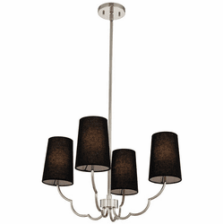 Kalco 514371PN Sophia Polished Nickel Mini Chandelier Light