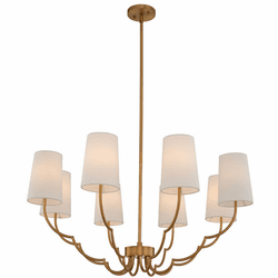 Kalco 514373NB Sophia New Brass Mini Chandelier Light