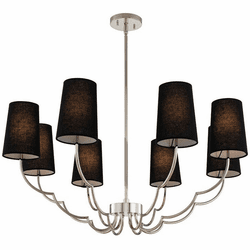 Kalco 514373PN Sophia Polished Nickel Mini Hanging Chandelier