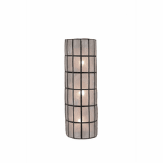 Kalco 514921MB Sanibel Contemporary Matte Black Wall Mounted Lamp