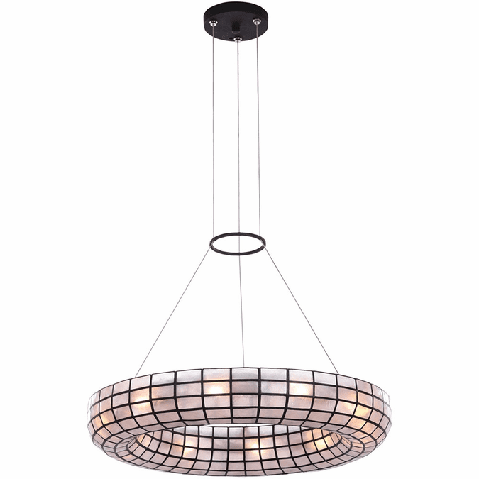 Kalco 514955MB Sanibel Contemporary Matte Black 26" Hanging Pendant Lighting